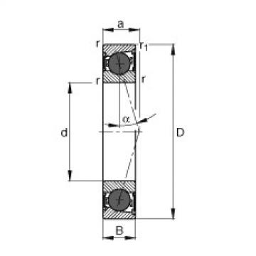 FAG Spindle bearings - HCB7006-C-2RSD-T-P4S