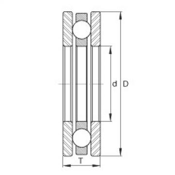 FAG Axial deep groove ball bearings - 2041