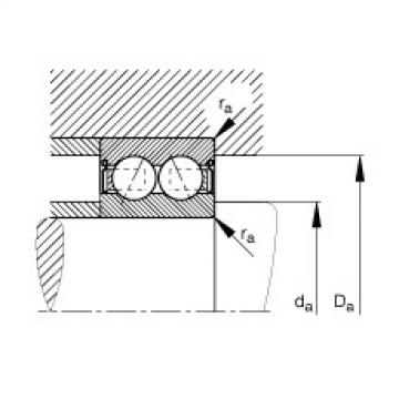 FAG Angular contact ball bearings - 30/7-B-2RSR-TVH