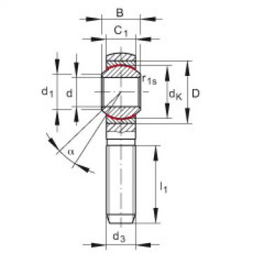 FAG Rod ends - GAKSR18-PS