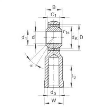 FAG Rod ends - GIKR10-PB