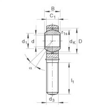 FAG Rod ends - GAKL16-PB