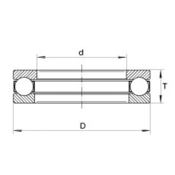 FAG Axial deep groove ball bearings - 10XS18