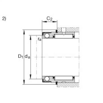 FAG Needle roller/axial ball bearings - NX10-Z-XL