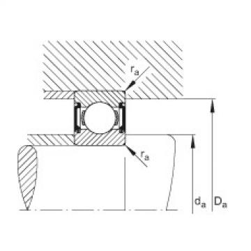 FAG Deep groove ball bearings - 6004-C-2BRS