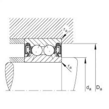 FAG Angular contact ball bearings - 3800-B-2RZ-TVH