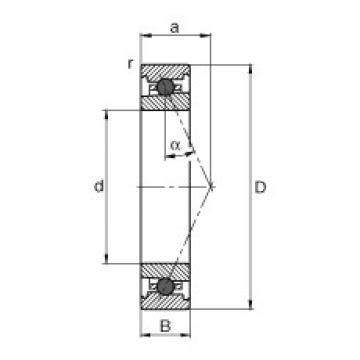 FAG Spindle bearings - HC7007-E-T-P4S