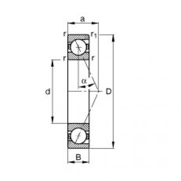 FAG Spindle bearings - B7003-E-T-P4S