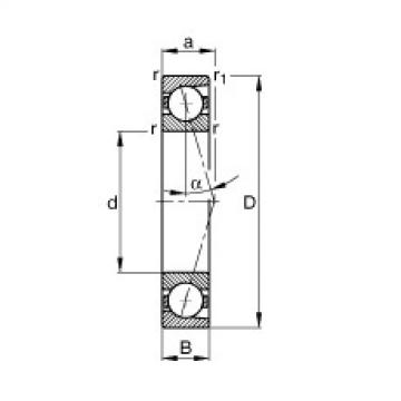 FAG Spindle bearings - B7019-C-T-P4S