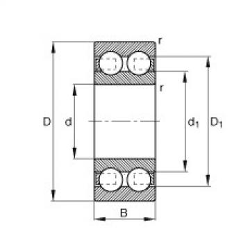 FAG Deep groove ball bearings - 4218-B-TVH