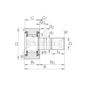 FAG Stud type track rollers - KR35-PP