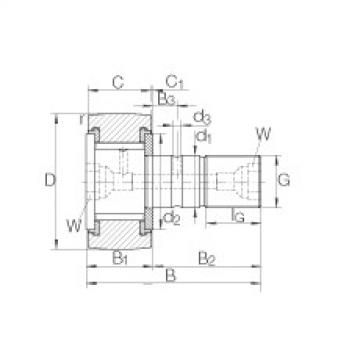 FAG Stud type track rollers - KRV47-PP