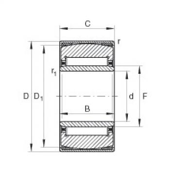 FAG Aligning needle roller bearings - PNA25/47-XL