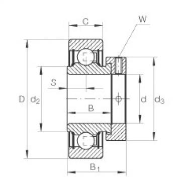 FAG Radial insert ball bearings - RAE60-XL-NPP