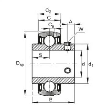 FAG Radial insert ball bearings - SUC206