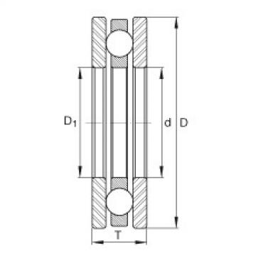 FAG Axial deep groove ball bearings - 4450