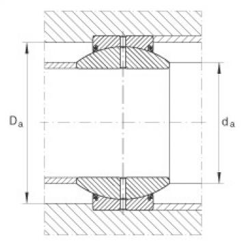 FAG Radial spherical plain bearings - GE17-FO-2RS