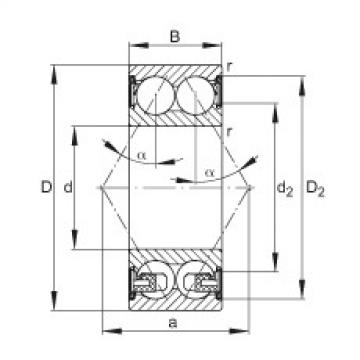 FAG Angular contact ball bearings - 3209-BD-XL-2Z-TVH