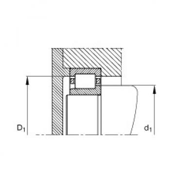 FAG Cylindrical roller bearings - NJ218-E-XL-TVP2