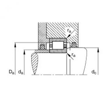 FAG Cylindrical roller bearings - NJ202-E-XL-TVP2 + HJ202-E