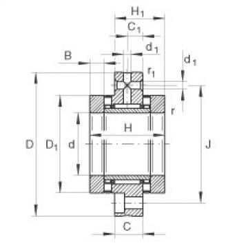 FAG Needle roller/axial cylindrical roller bearings - ZARF90210-TV