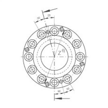 FAG Needle roller/axial cylindrical roller bearings - ZARF2080-L-TV