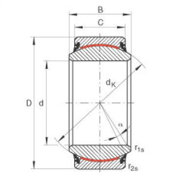 FAG Radial spherical plain bearings - GE30-UK-2RS