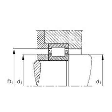 FAG Cylindrical roller bearings - NUP2205-E-XL-TVP2