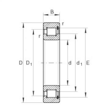 FAG Cylindrical roller bearings - SL1818/900-E-TB