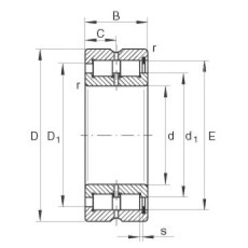 FAG Cylindrical roller bearings - SL185005-XL