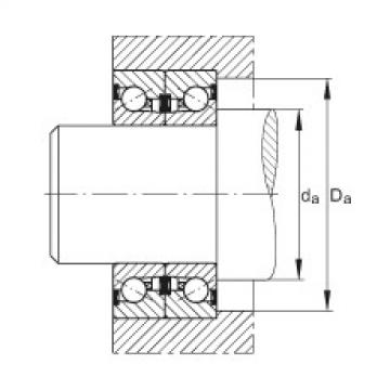 FAG Axial angular contact ball bearings - BSB4072-2Z-SU