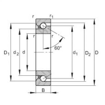 FAG Axial angular contact ball bearings - BSB3062-SU