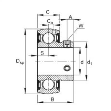 FAG Radial insert ball bearings - SUB206