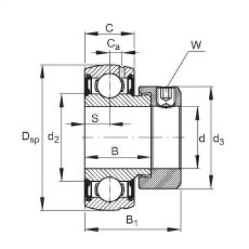 FAG Radial insert ball bearings - SUG205