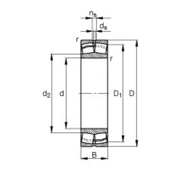 FAG Spherical roller bearings - 21319-E1-XL-TVPB