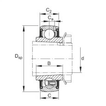 FAG Radial insert ball bearings - UK217