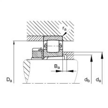 FAG Barrel roller bearings - 20218-K-MB-C3 + H218