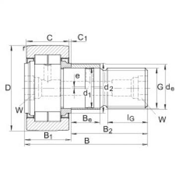 FAG Stud type track rollers - NUKRE52