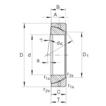 FAG Angular contact spherical plain bearings - GE100-SX