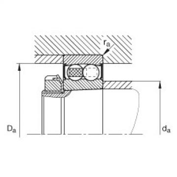 FAG Self-aligning ball bearings - 2206-K-2RS-TVH-C3