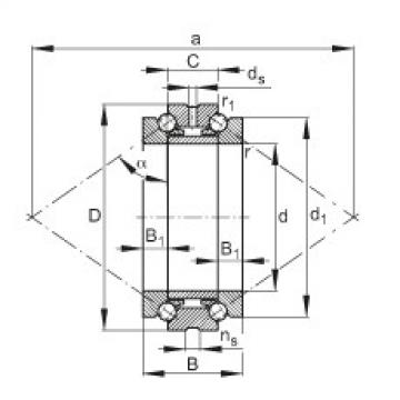 FAG Axial angular contact ball bearings - 234424-M-SP