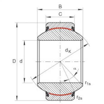 FAG Radial spherical plain bearings - GE110-FW-2RS