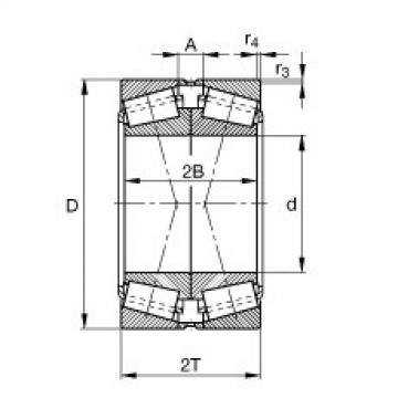 FAG Tapered roller bearings - 30220-A-DF-A180-220