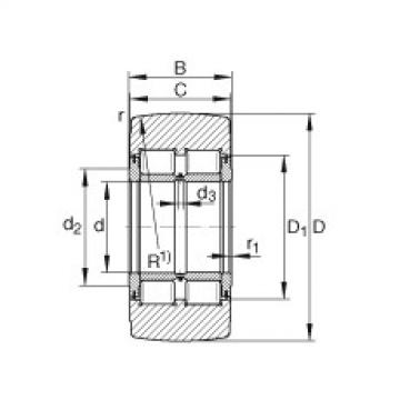 FAG Yoke type track rollers - NNTR100X240X105-2ZL