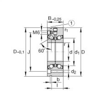 FAG Axial angular contact ball bearings - ZKLF70155-2Z-XL