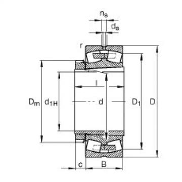 FAG Spherical roller bearings - 23226-E1A-XL-K-M + H2326