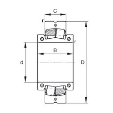 FAG Spherical roller bearings - 222SM280-MA