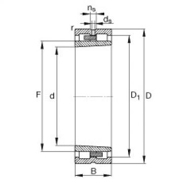 FAG Cylindrical roller bearings - NNU4992-S-K-M-SP