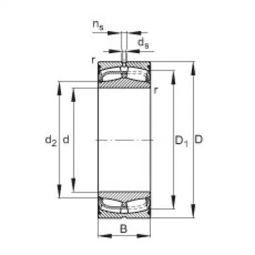 FAG Sealed spherical roller bearings - 24122-BE-XL-2VSR