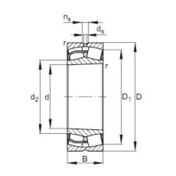 FAG Spherical roller bearings - 24024-BE-XL-K30